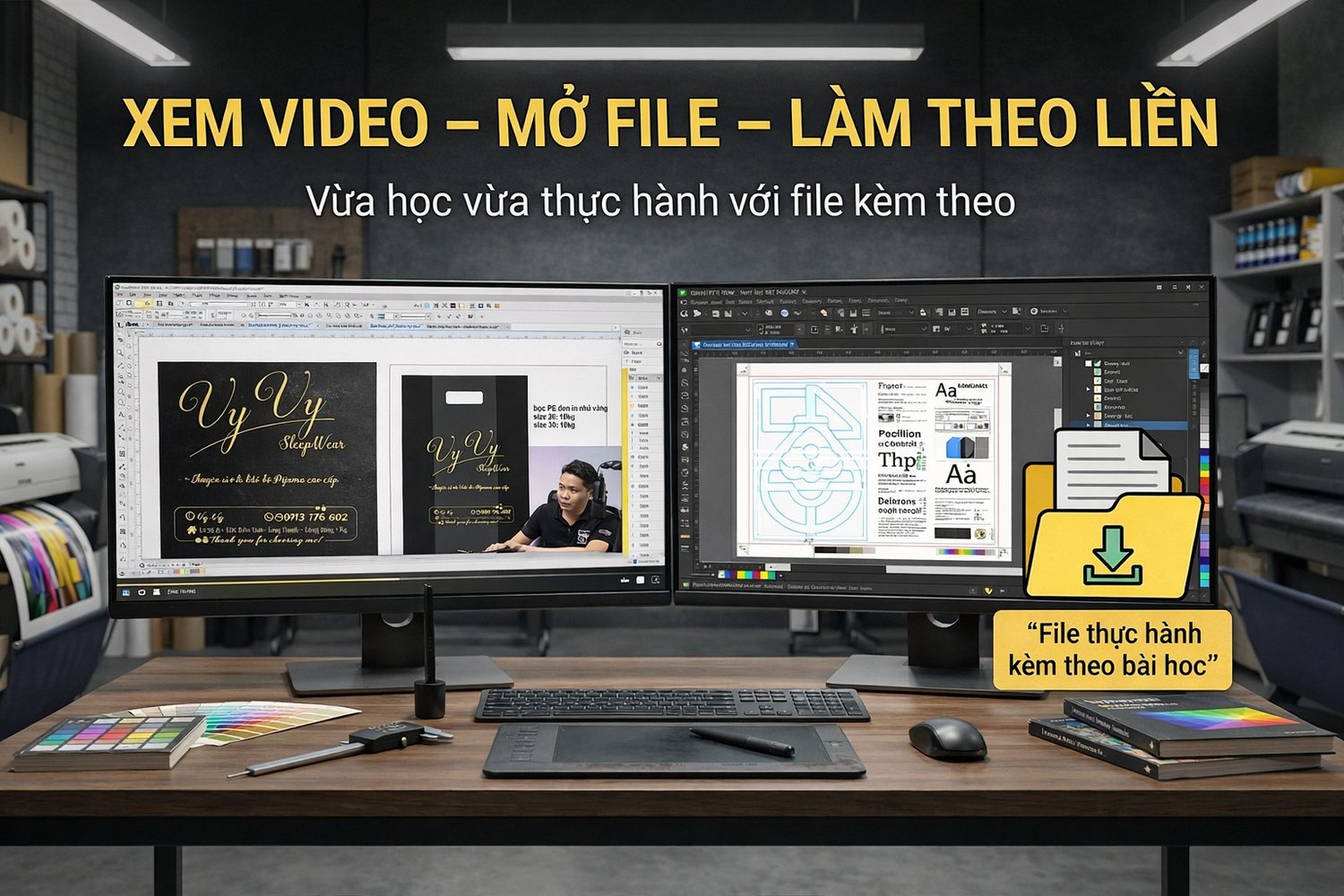 Cách học online cầm tay chỉ việc khóa Corel