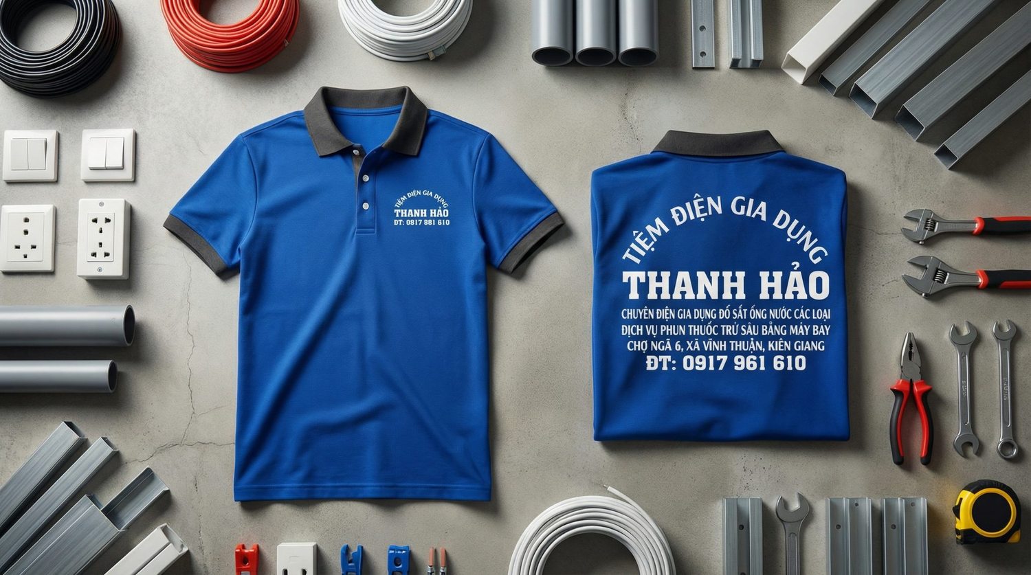 Áo thun — kết quả khóa 7 Ngày Thành Thạo Corel