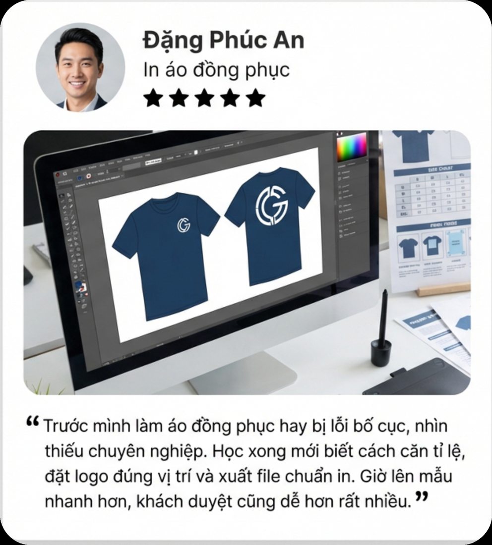 Phản hồi học viên khóa Corel 4