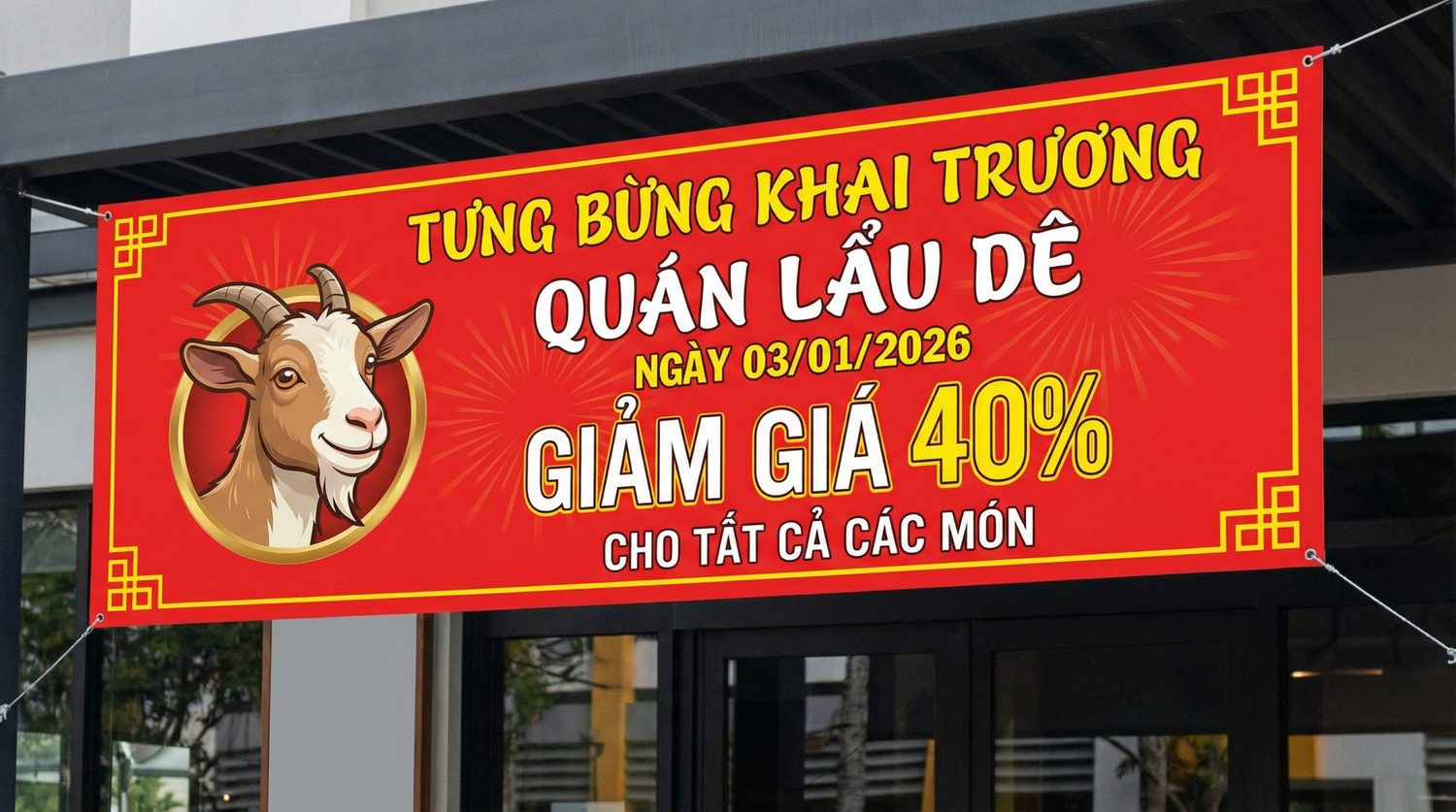 Băng rôn — kết quả khóa 7 Ngày Thành Thạo Corel