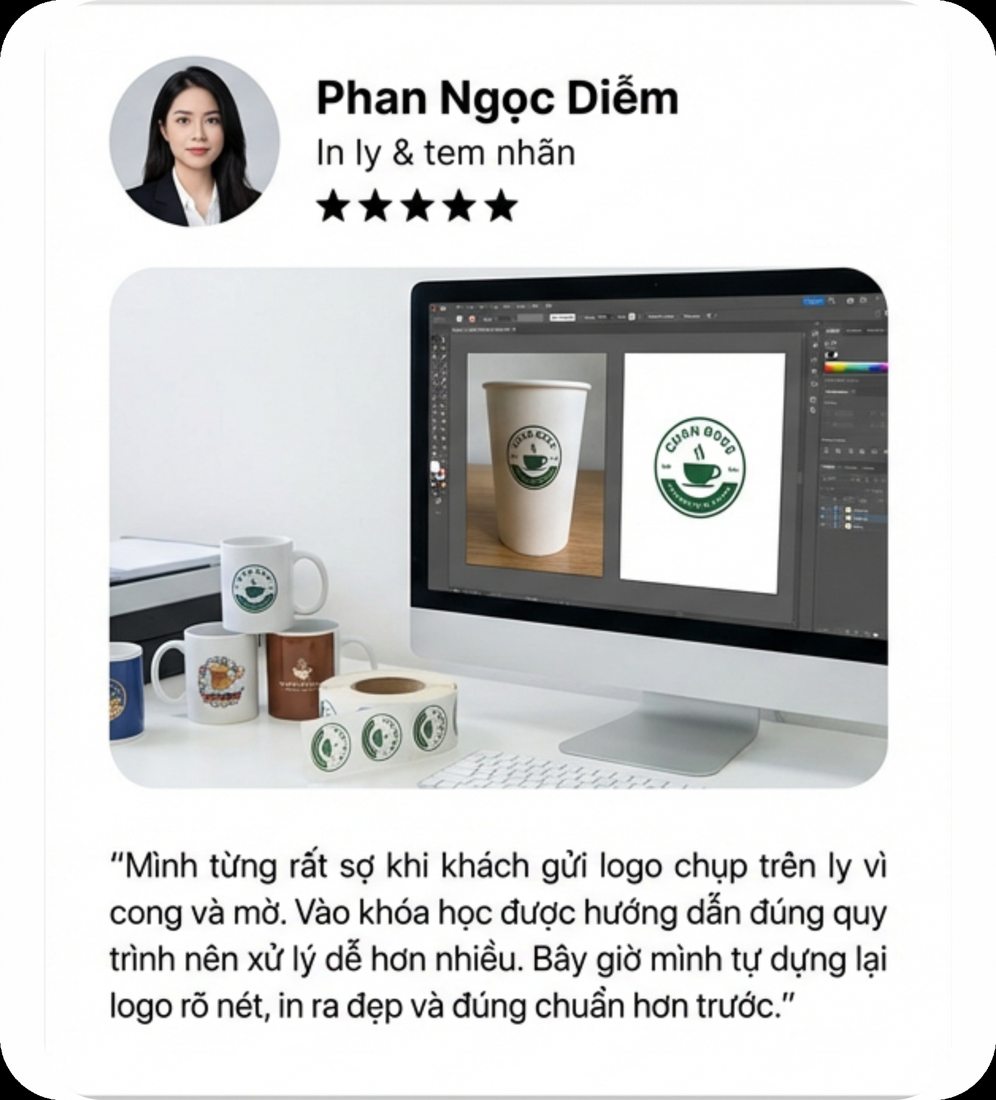 Phản hồi học viên khóa Corel 3