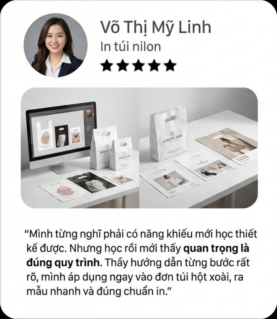 Phản hồi học viên khóa Corel 7