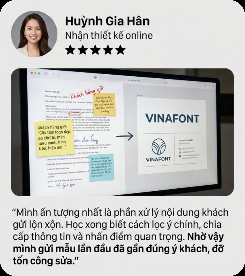 Phản hồi học viên khóa Corel 6
