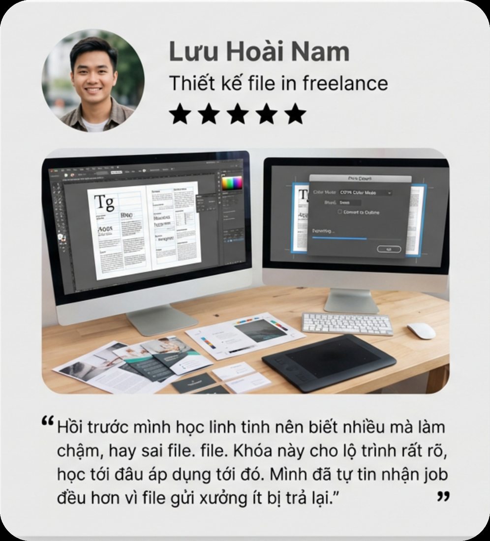 Phản hồi học viên khóa Corel 2