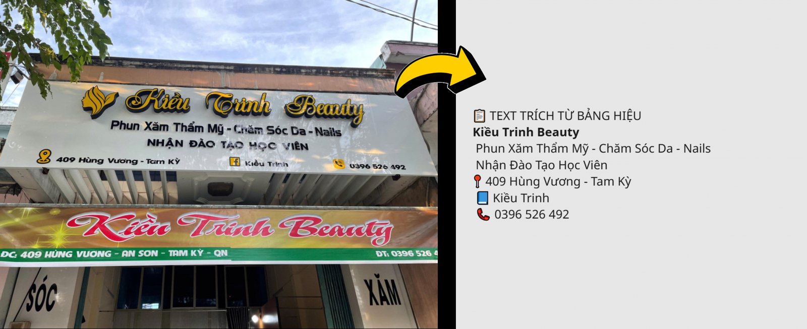 Bóc tách nội dung từ ảnh — kết quả khóa AI TOÀN DIỆN cho in ấn quảng cáo