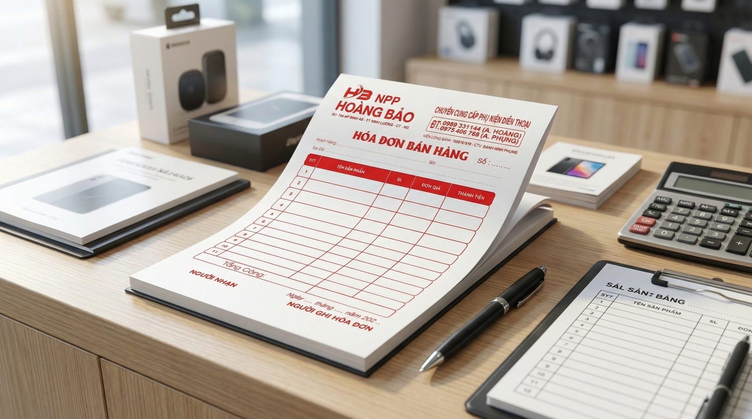 Hóa đơn – biểu mẫu — kết quả khóa 7 Ngày Thành Thạo Corel
