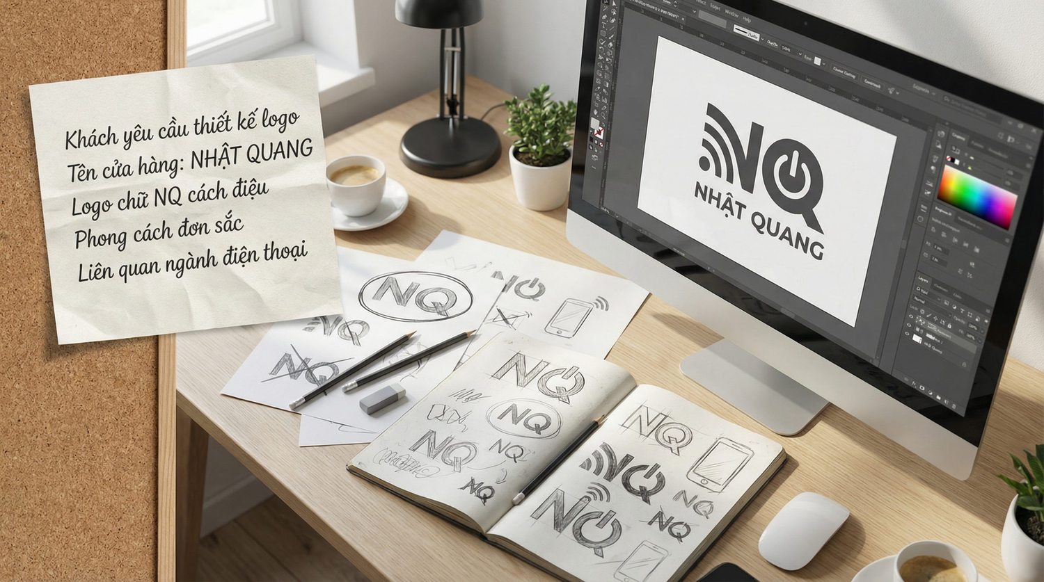 Vẽ lại logo vector — kết quả khóa 7 Ngày Thành Thạo Corel